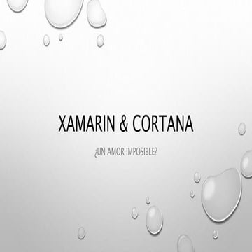 Xamarin, azure Push & cortana