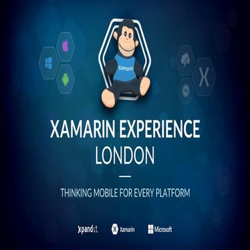 Xamarin Experience London: What is your Mobile Strategy?