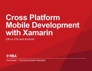 Xamarin Mobile March 2014