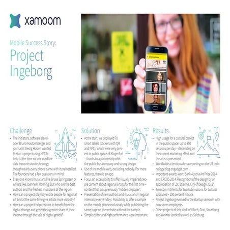 xamoom Arts & Culture Success Story: pingeb.org