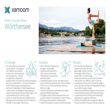 xamoom Tourism Success Story: Wörthersee 