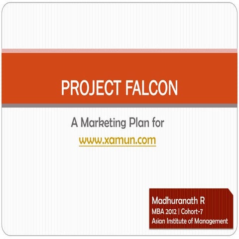 Xamun Marketing Plan