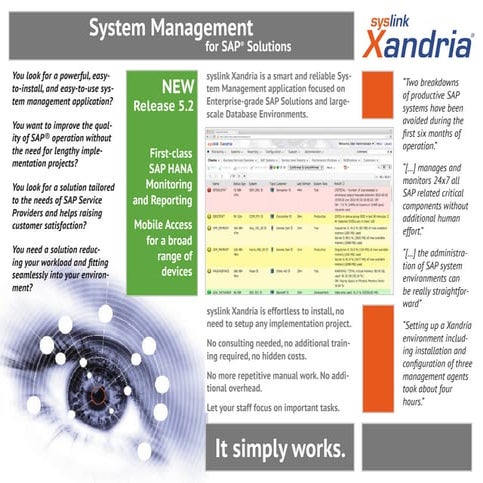 Xandria brochure