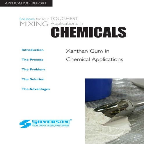 Chemical Industry Case Study: Using Xanthan Gum in Chemical Applications