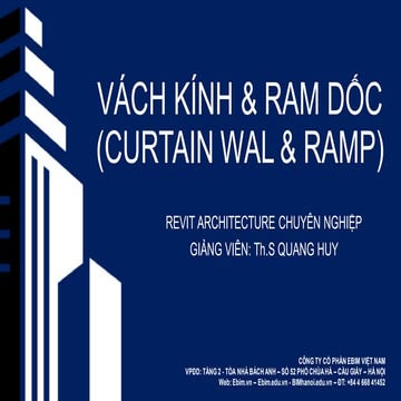 Giáo trình Revit Architecture - Bài 6