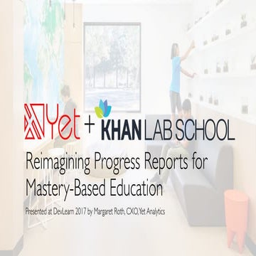 Reimagining Progress Reports for Mastery-Based Education