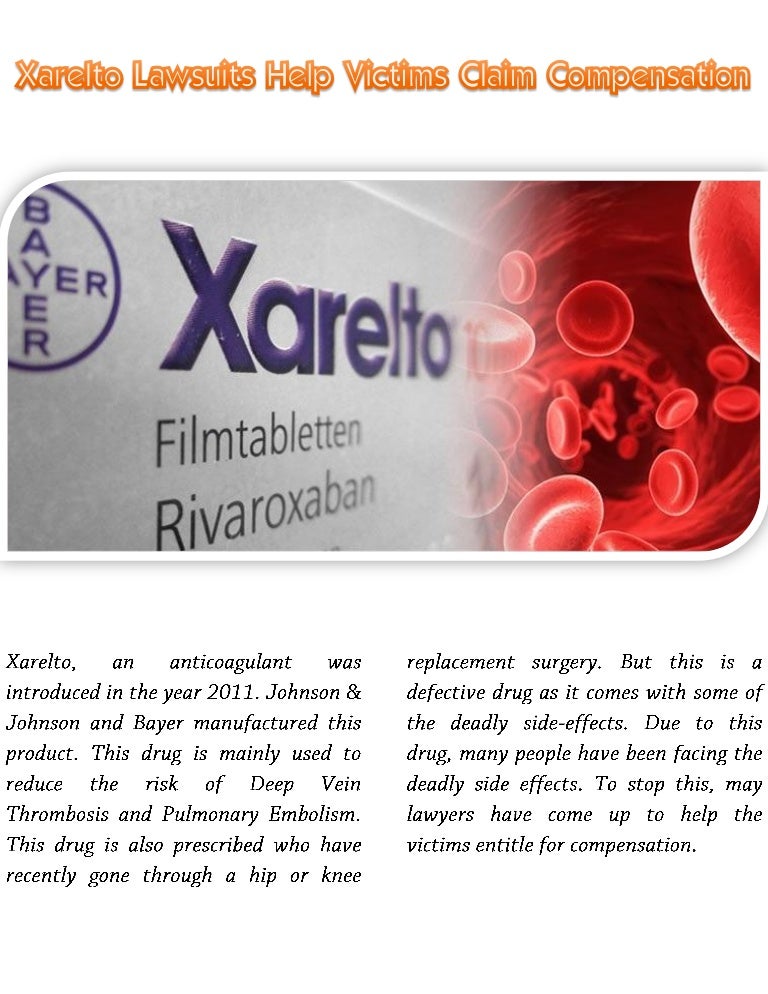 Xarelto lawsuit
