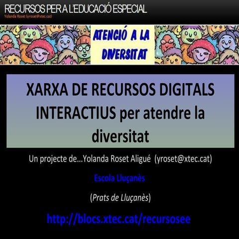 Xarxa de recursos digitals interactius