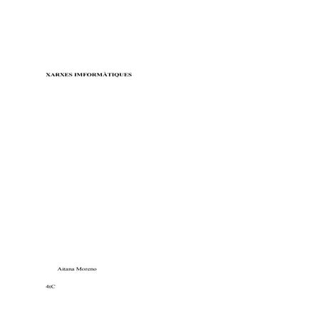 TREBALL DE 4T ESO DE XARXES INFORMATIQUES | PDF