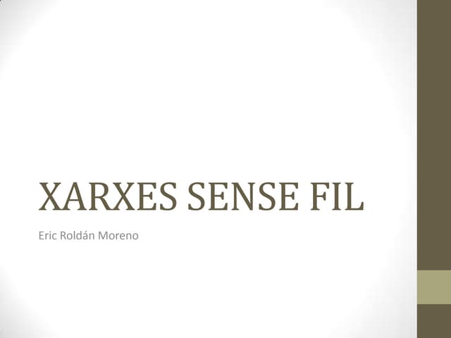 Xarxes sense fil