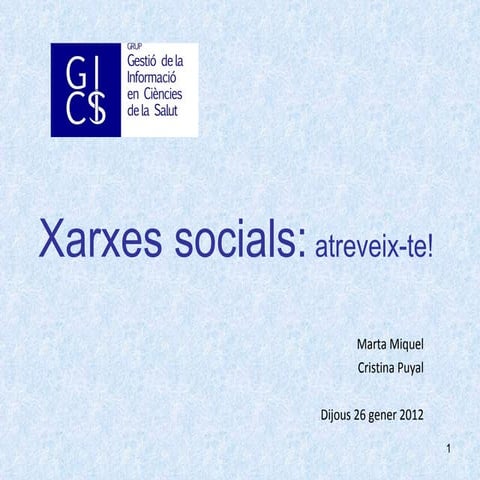 Xarxes socials gics