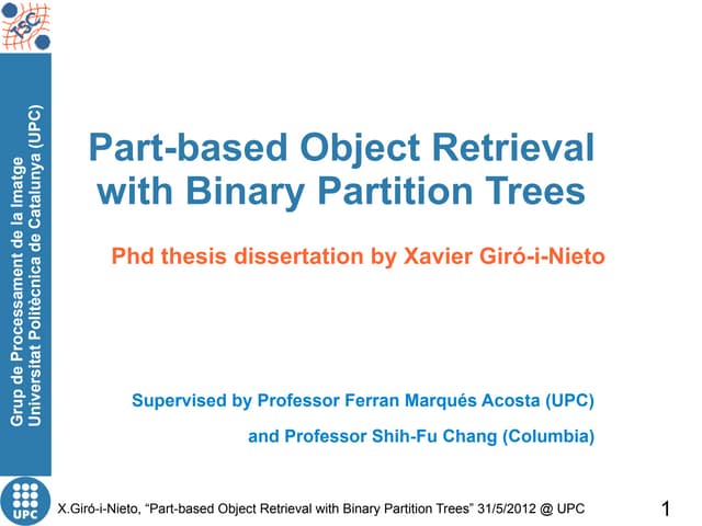 Part-based Object Retrieval with Binary Partition Trees