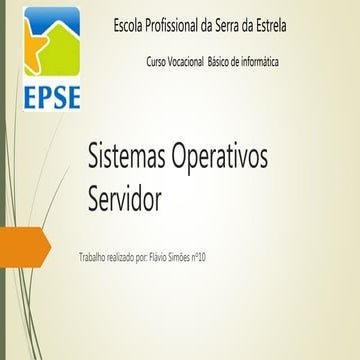 Sistemas operativos servidor