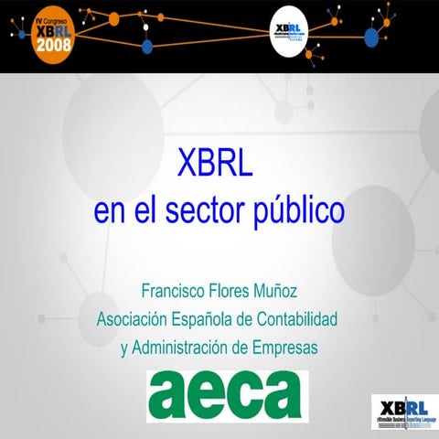 XBRL en el sector público