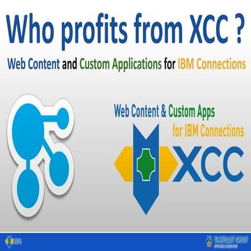 XCC Benefits - Who profits from XCC?