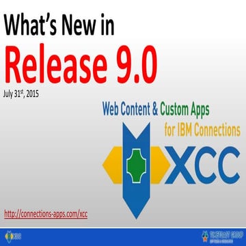 XCC 9.0 Whats New