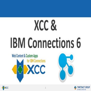XCC & IBM Connections 6 