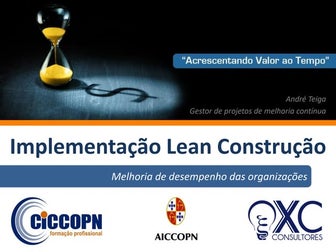 Implementação do Lean na Construção