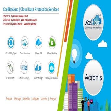 XcellBackup -  Cloud Data Protection Services - Powered by Acronis Backup Cloud