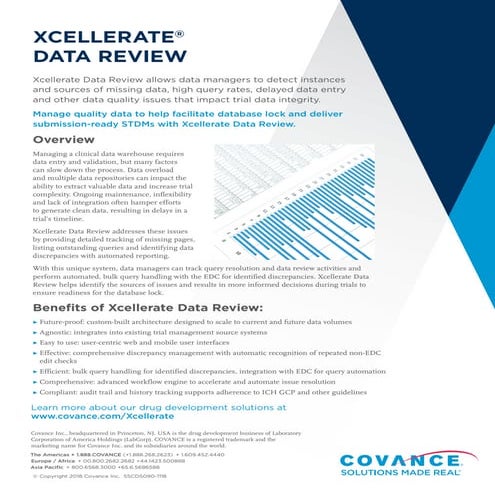 Xcellerate® Data Review 