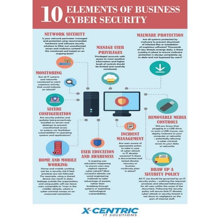 10 elements of business cyber security | PDF