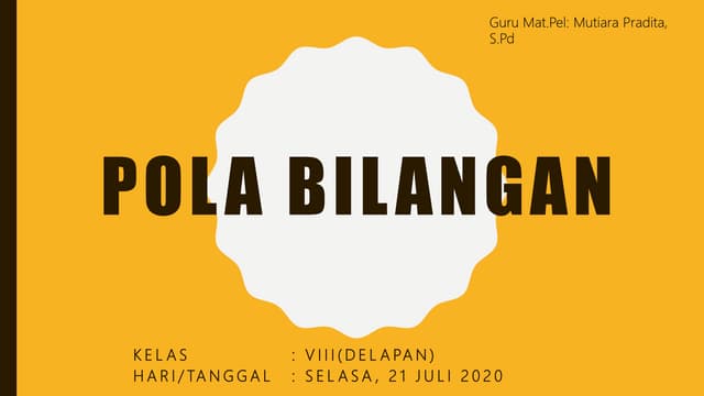 Pola bilangan kls_8