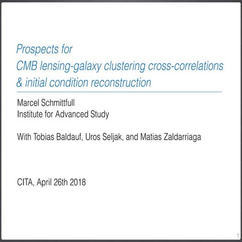 Prospects for CMB lensing-galaxy clustering cross-correlations and initial co...