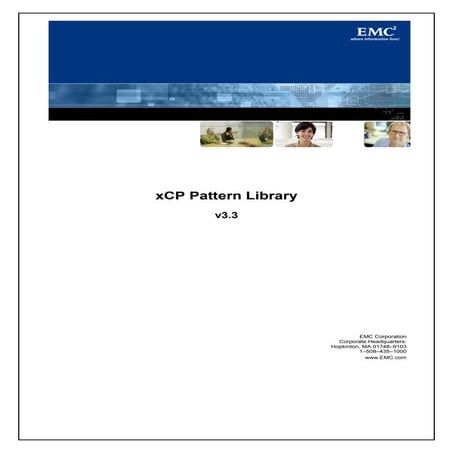 xCP Pattern Library 3.3