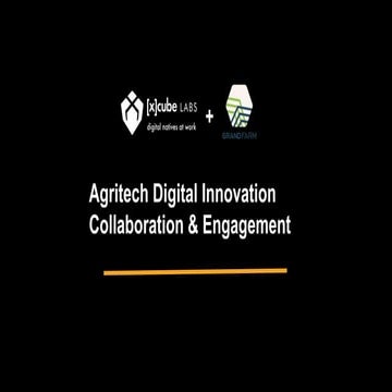 [x]cube LABS Agritech Report Launch 2021