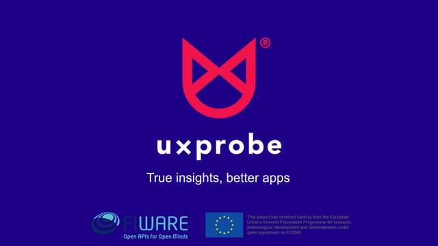 UXvue presentation at FIWARE Meetup - July 30th 2015