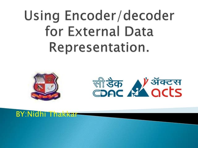 Xdr ppt