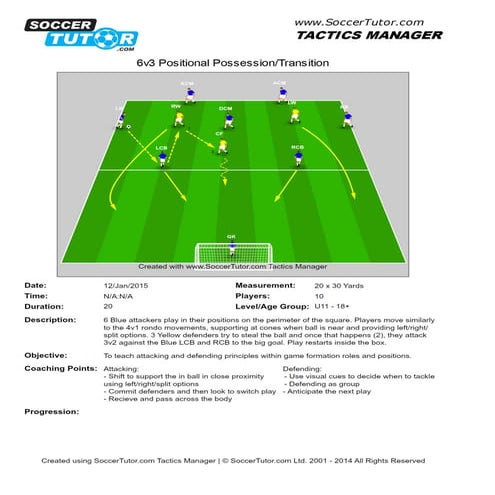 6v3 positional possession & transition | PDF