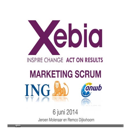 Xebicon - marketing vs it scrum