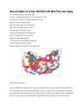 Xem so menh tu vi tuoi binh thin na...