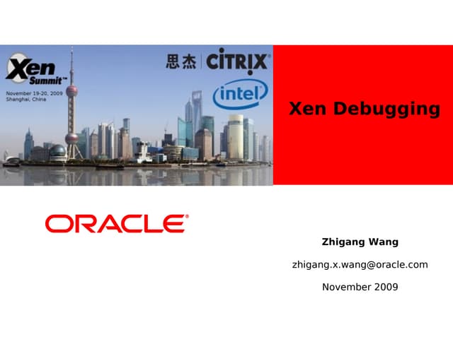 Xen Debugging