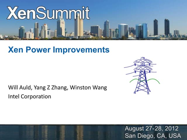 Improving Xen idle power efficiency