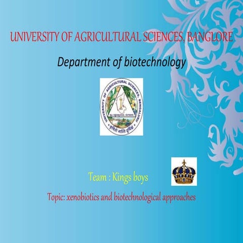 Xenobiotics and Microbial and Biotechnological approaches