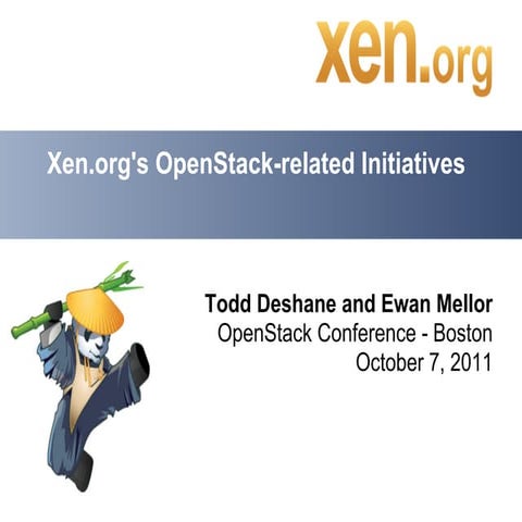 Xenorgs open stack_related_initiatives