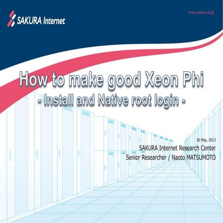 How to make good Xeon Phi