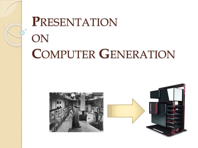Presentation generation of coputer