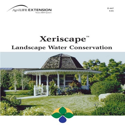 Xeriscape Landscape Water Conservation - Bexar County Youth Gardens Program