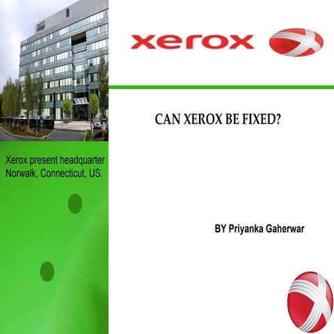 Xerox case ppt 