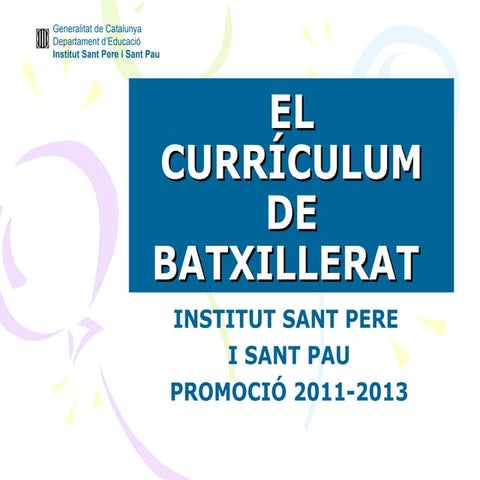 Xerrada alumnes i pares 4t eso per mat. batx curs 2011 12