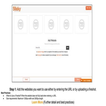 Website study   guided tour