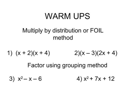 Four Fours Solutions | PDF