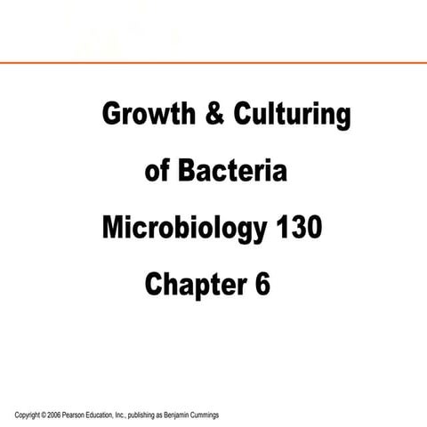 [Micro] growth and culturing of bacteria
