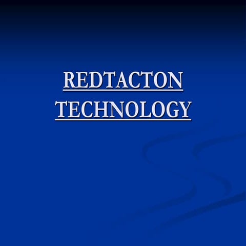 REDTACTON TECHNOLOGY