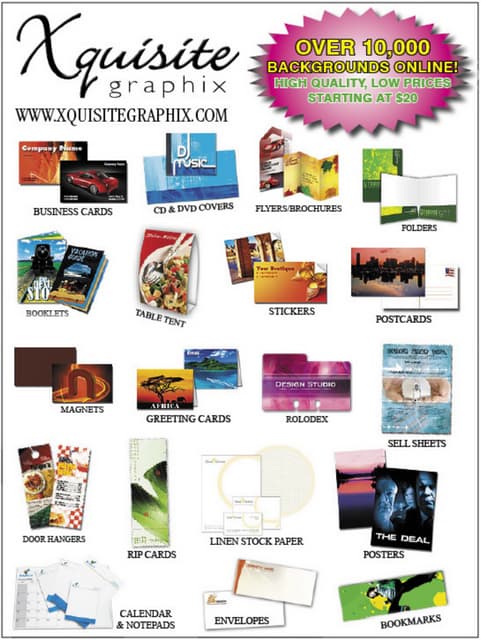 Xquisite Graphix Flyer 1