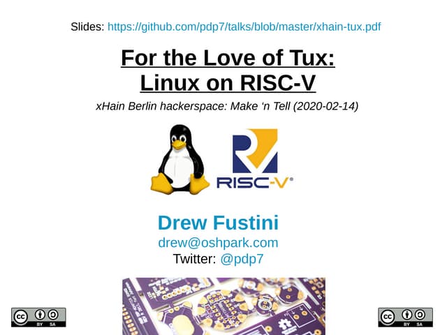 For the Love of Tux: Linux on RISC-V