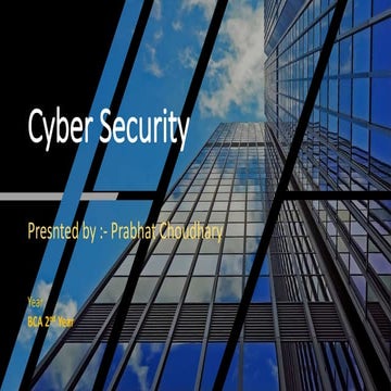 Cyber crime (2018 )updated